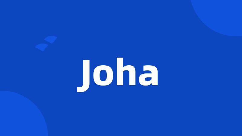 Joha