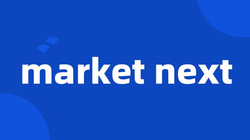 market next
