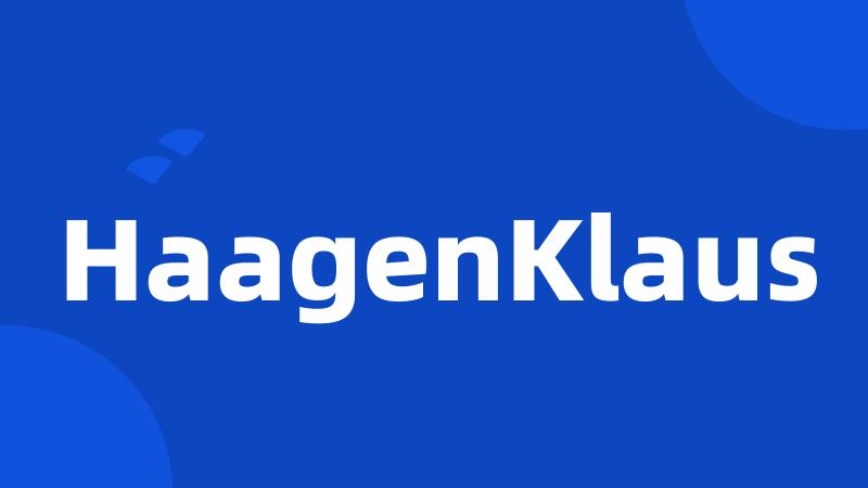 HaagenKlaus