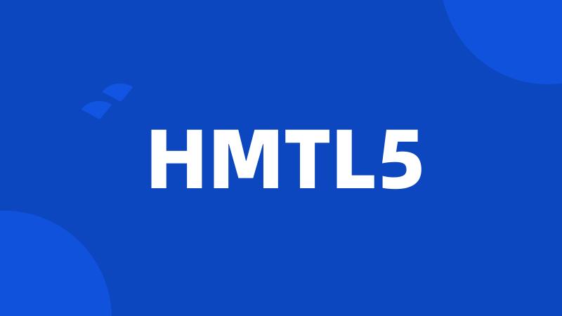 HMTL5