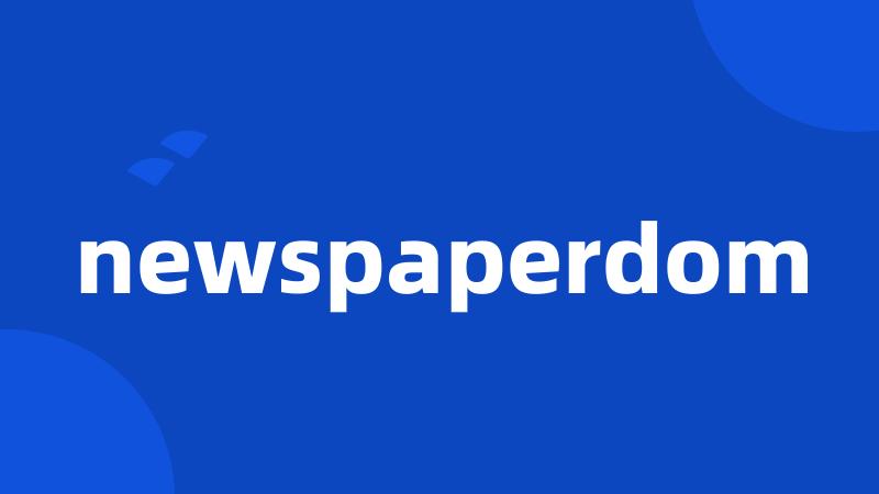 newspaperdom