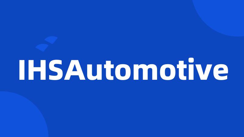 IHSAutomotive