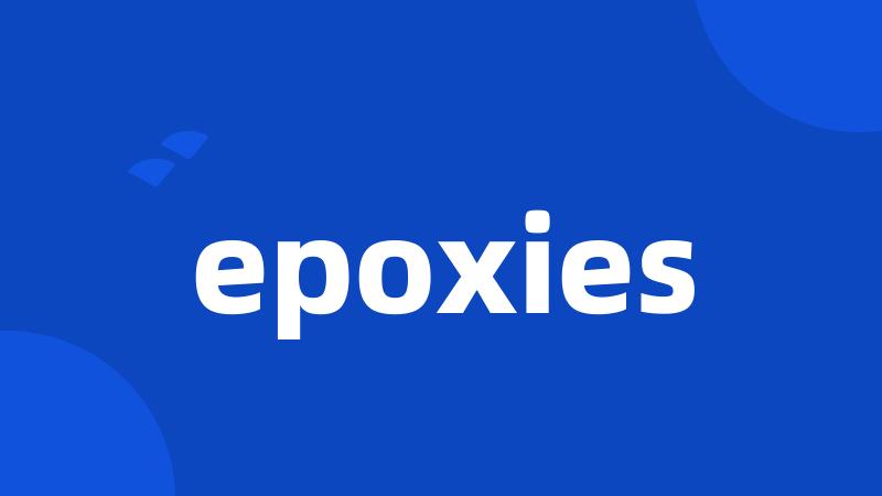 epoxies