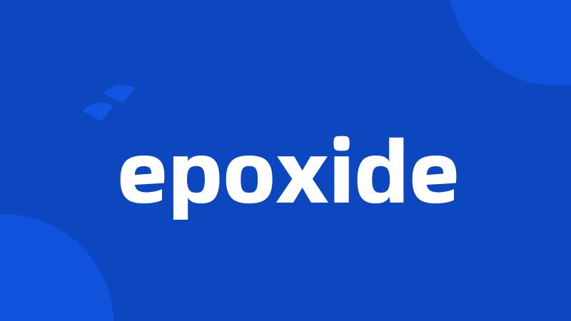 epoxide