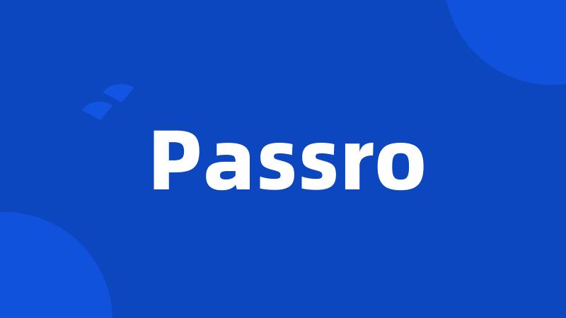 Passro