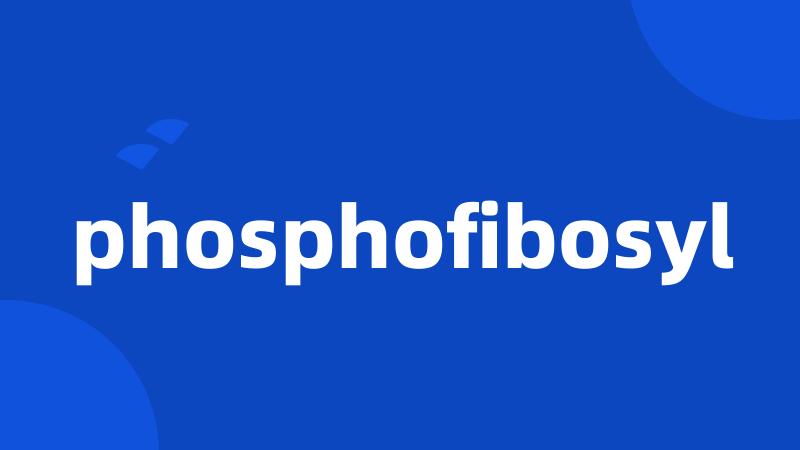 phosphofibosyl