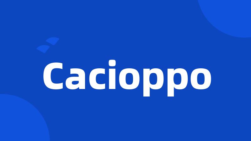 Cacioppo