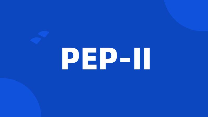 PEP-II