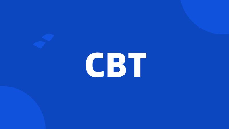 CBT