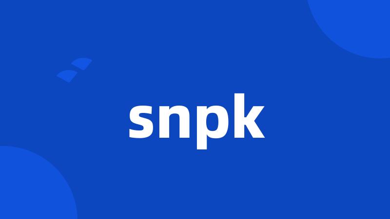 snpk