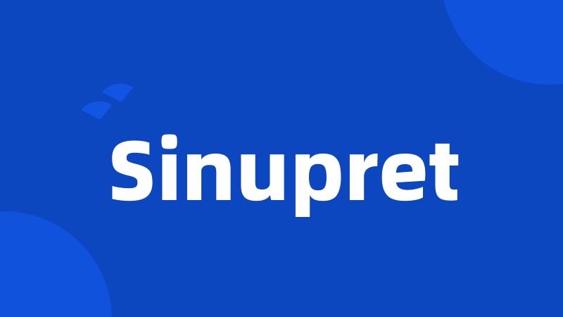 Sinupret