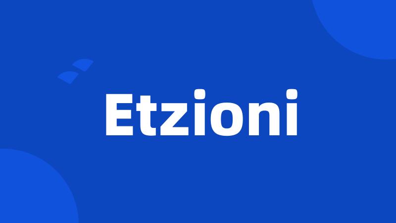 Etzioni