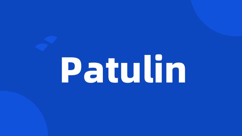 Patulin