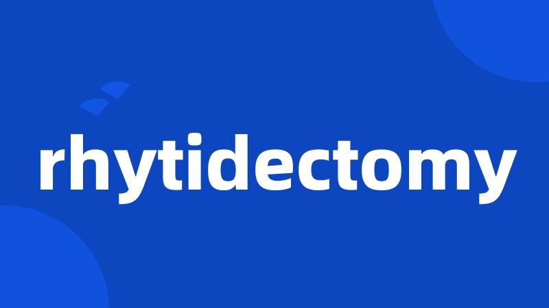 rhytidectomy