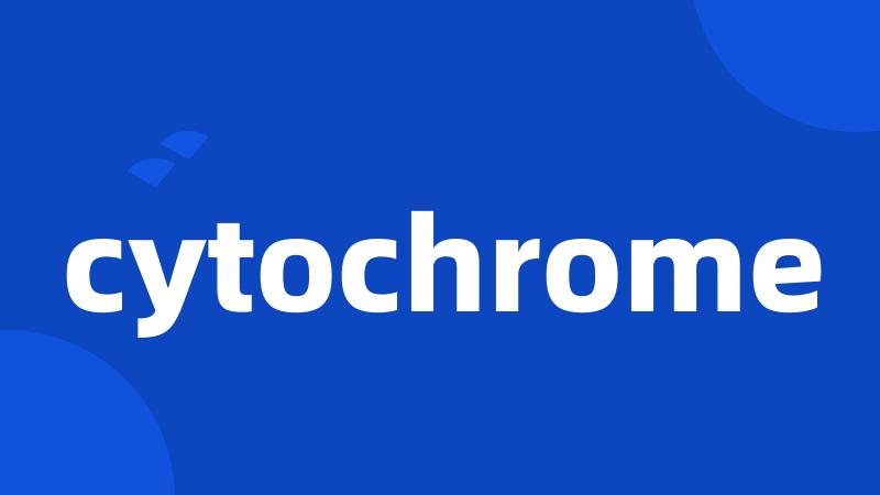 cytochrome