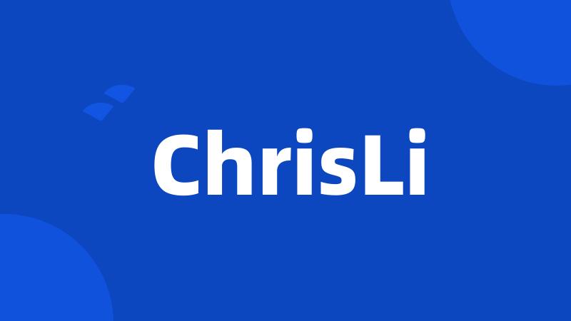 ChrisLi