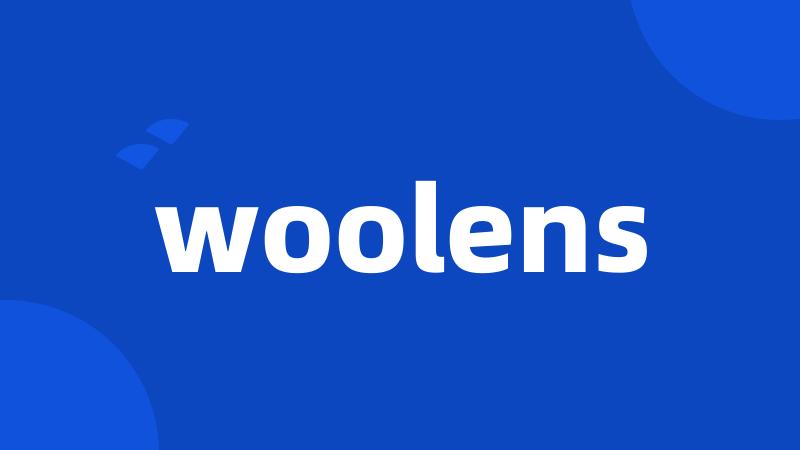 woolens