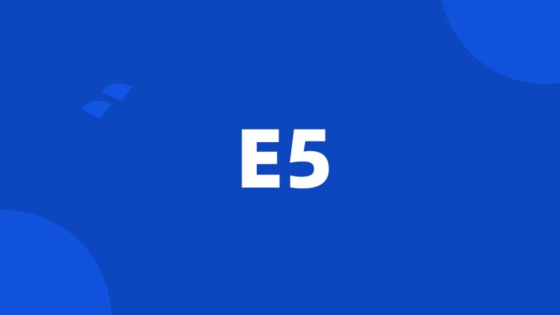 E5