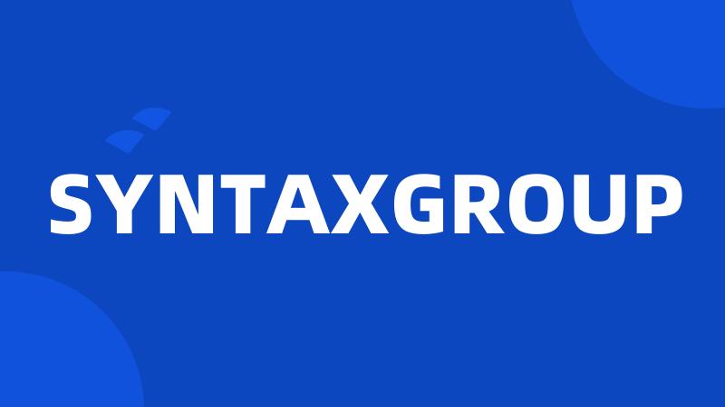 SYNTAXGROUP