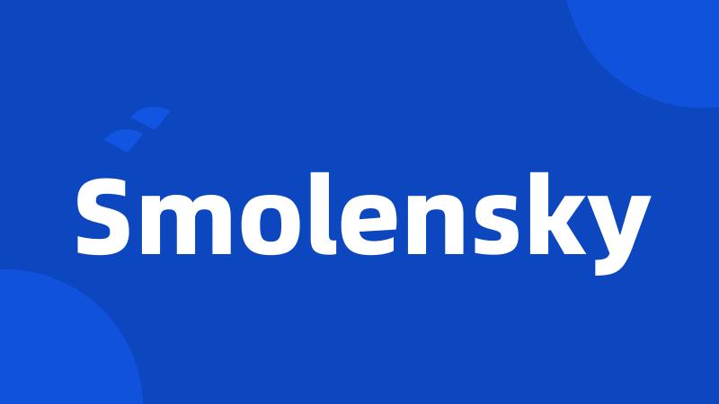 Smolensky