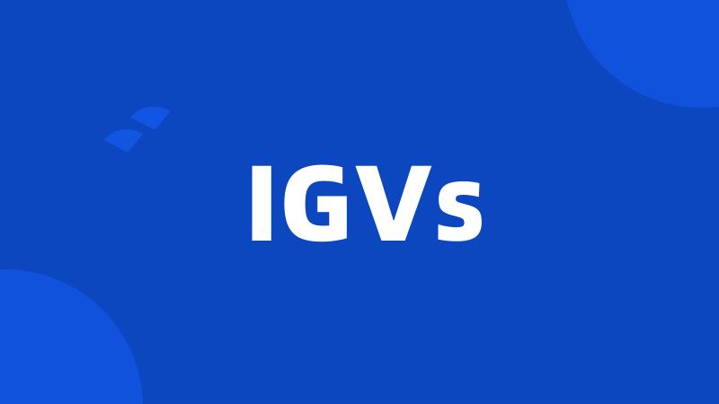 IGVs