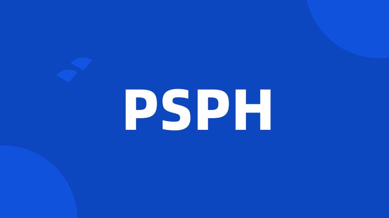 PSPH