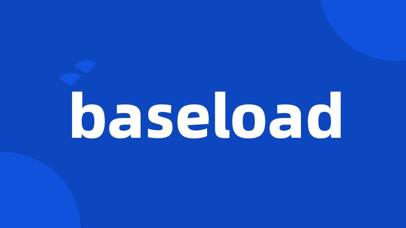 baseload