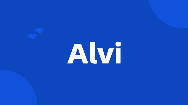 Alvi