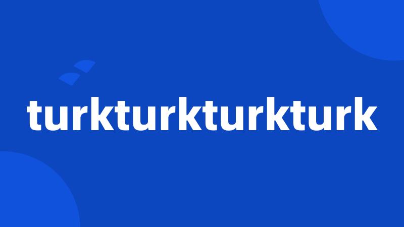 turkturkturkturk