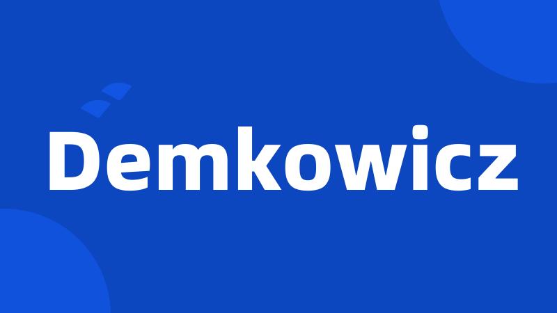 Demkowicz