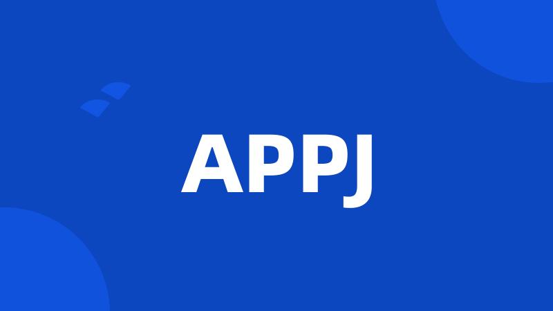 APPJ