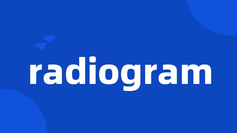 radiogram