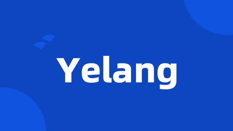 Yelang