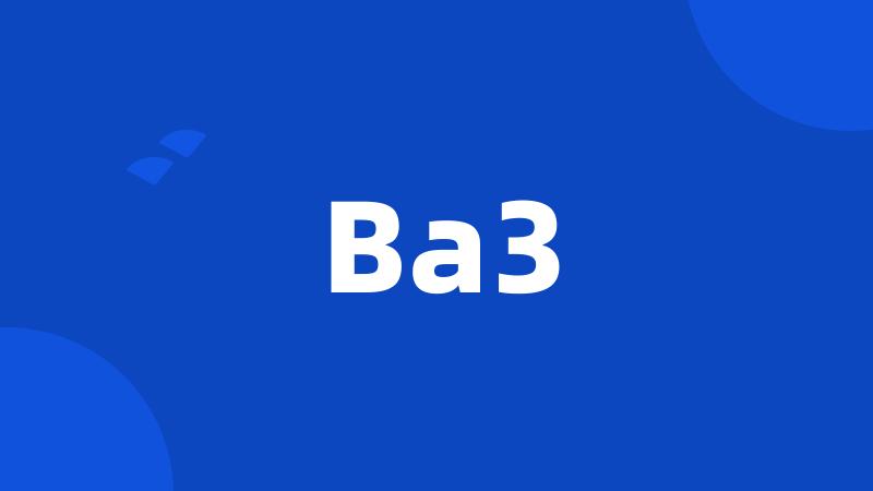 Ba3