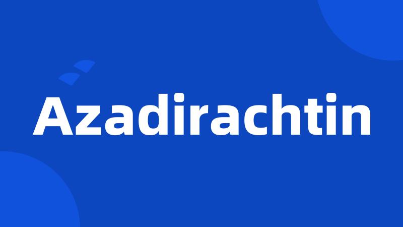 Azadirachtin