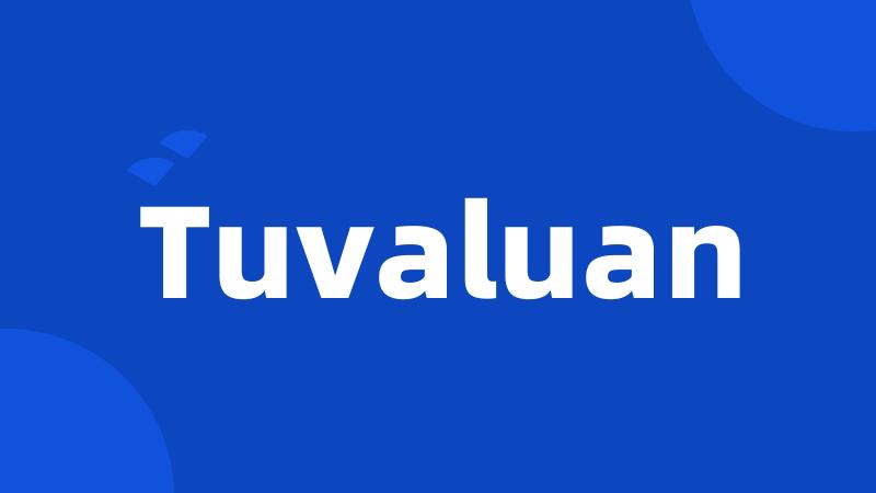 Tuvaluan