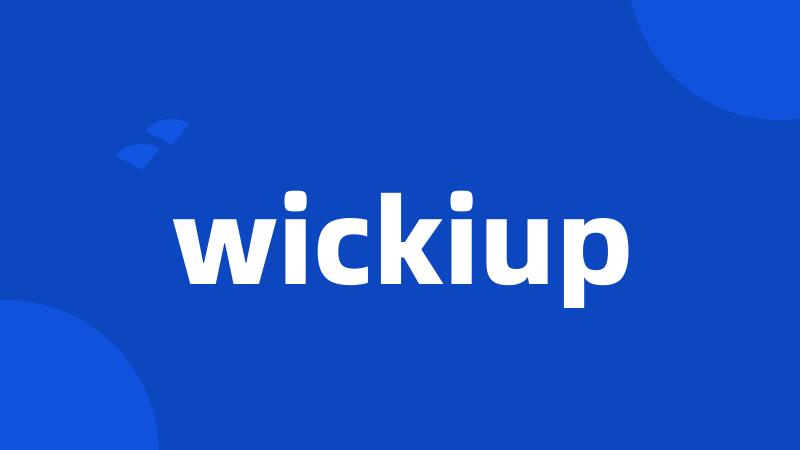 wickiup