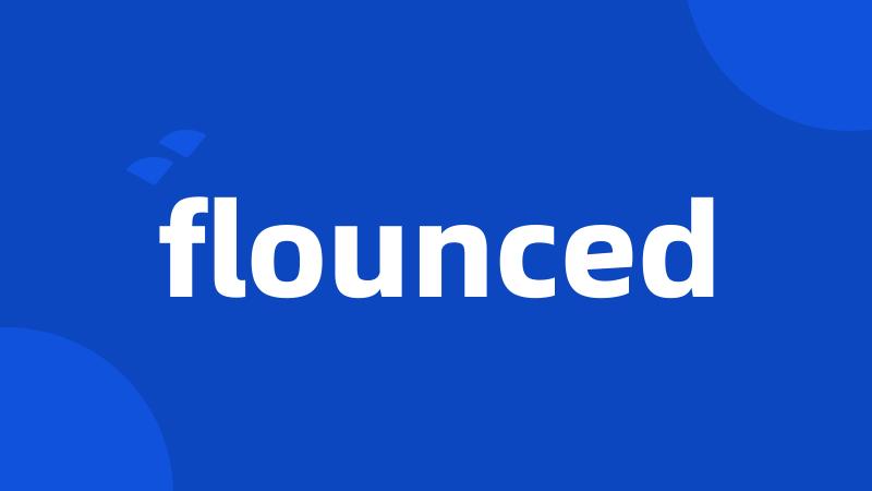 flounced