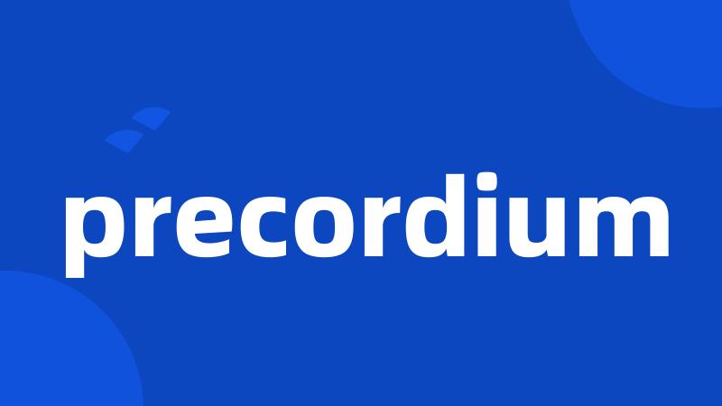 precordium