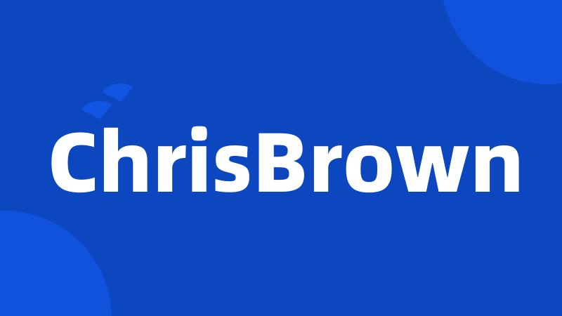 ChrisBrown