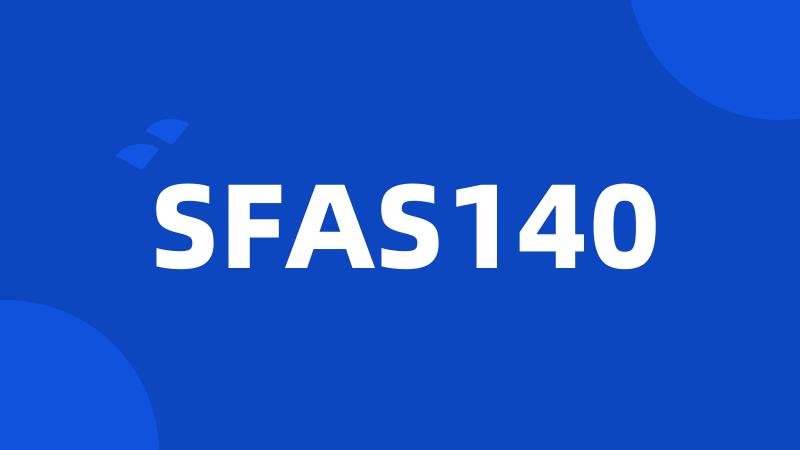 SFAS140