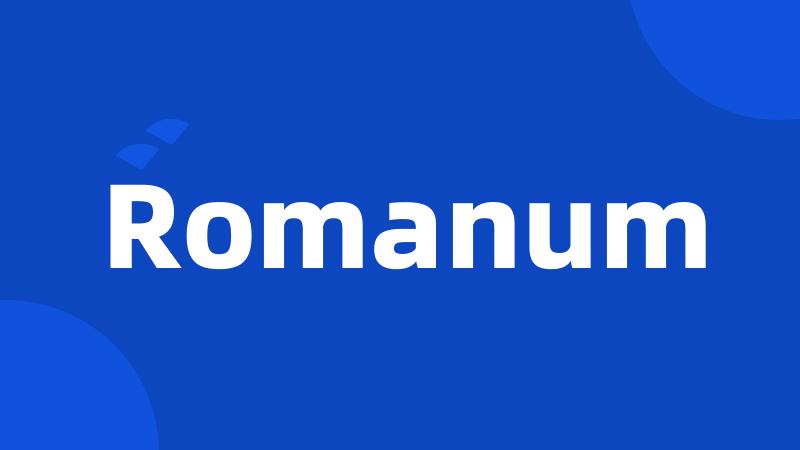 Romanum