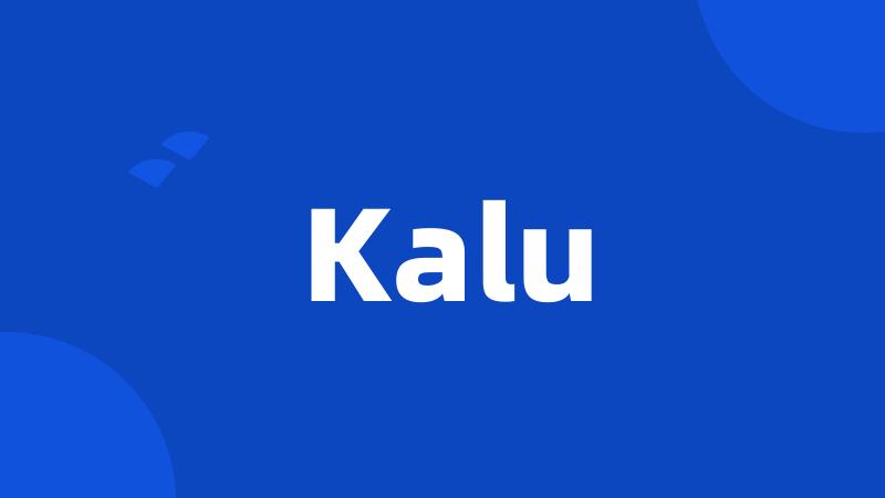 Kalu