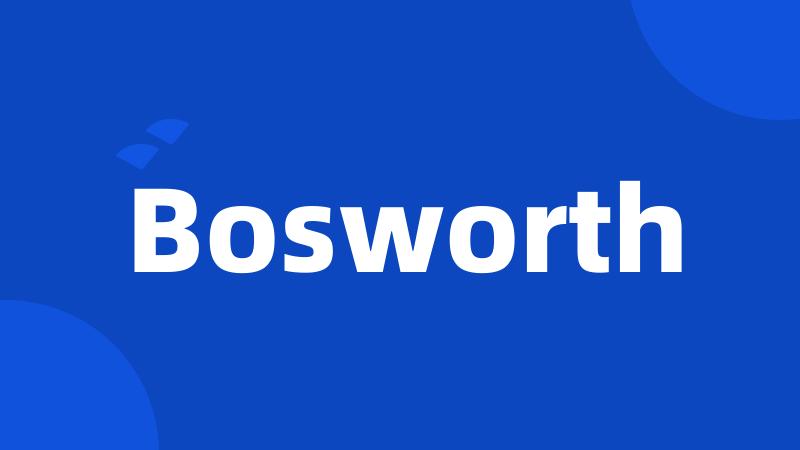 Bosworth