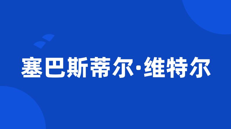 塞巴斯蒂尔·维特尔