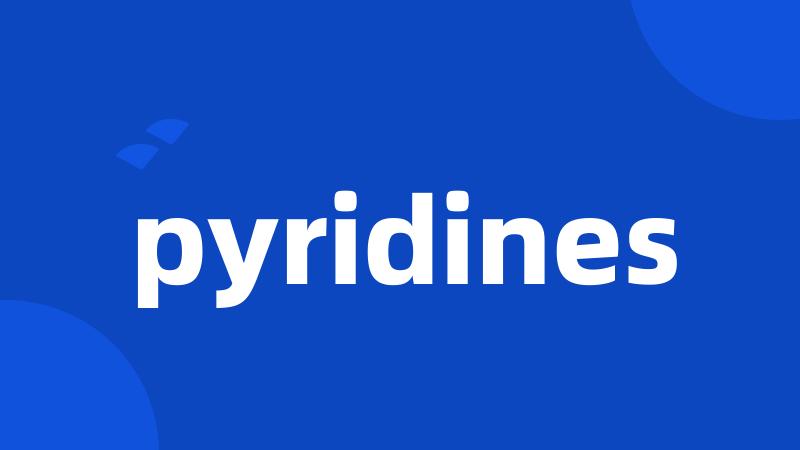 pyridines