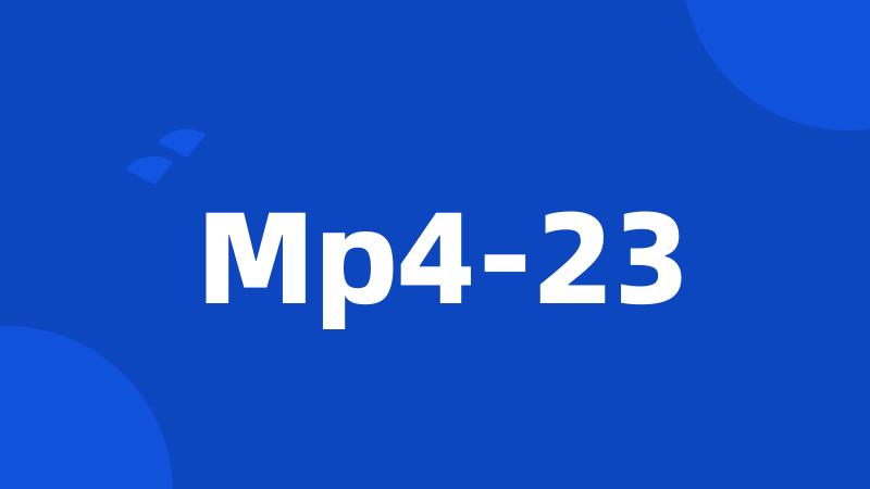 Mp4-23