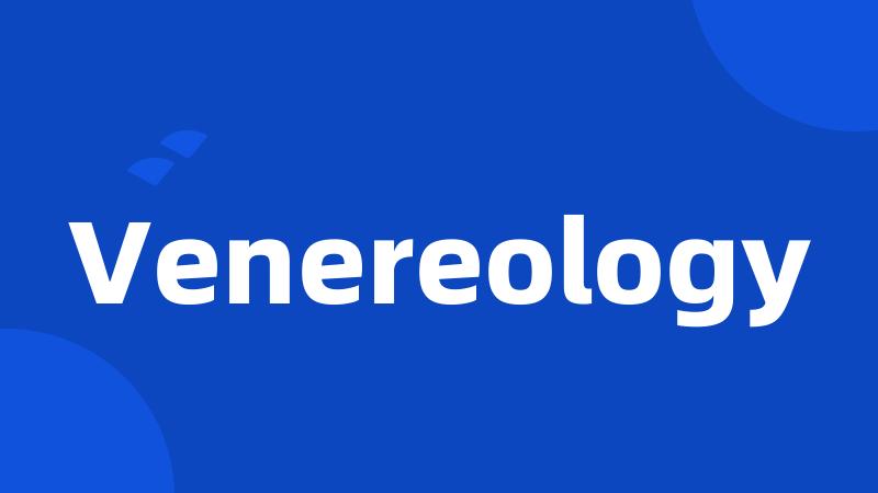 Venereology