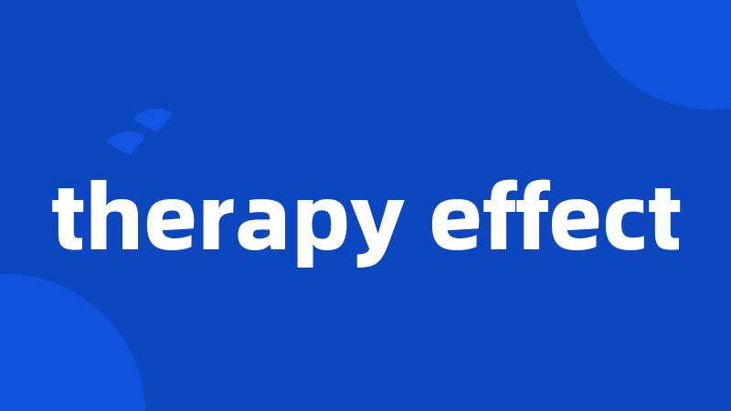 therapy effect
