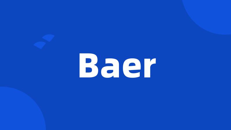 Baer